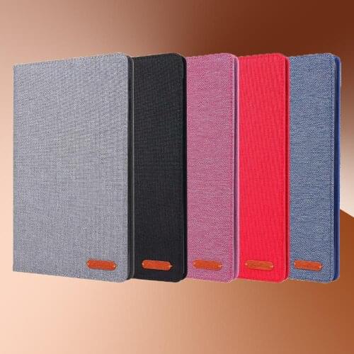 Textile Cloth Tablet Case For Samsung Galaxy Tab A10.1" SM-T510/SM-T515 2019 Case Shockproof Silicon Cloth Stand Tablet Case
