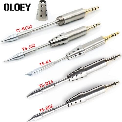 TS-K4 TS-D25 TS-B02 TS-J02 TS-BC2 Original Soldering Head TS80 Replacement Solder Tip TS K4 D25 B02 BC02 J02 Solder Tools Set