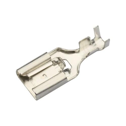 100pcs 7.8 with lock plug spring terminal + sheath copper connector insert female type cold-pressed block