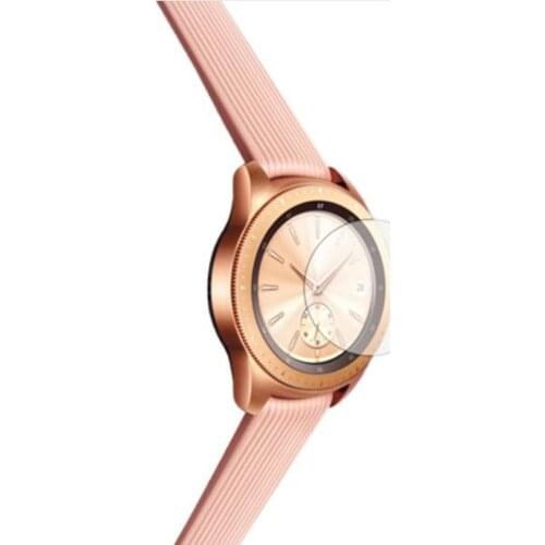2 x Tempered Glass Clear Protective Film Protection For Samsung Galaxy Watch 42MM 46MM Smartwatch Display Screen Protector Cover