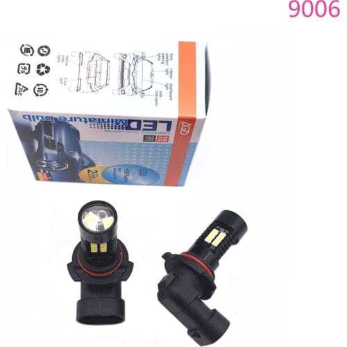 2pcs/lot H8 for Skoda Fabia 2007 2008 2009 2010 2011 H11 Auto Leds Light 9006 HB4 Fog Lights Bulb 1200LM fed 9005 HB3