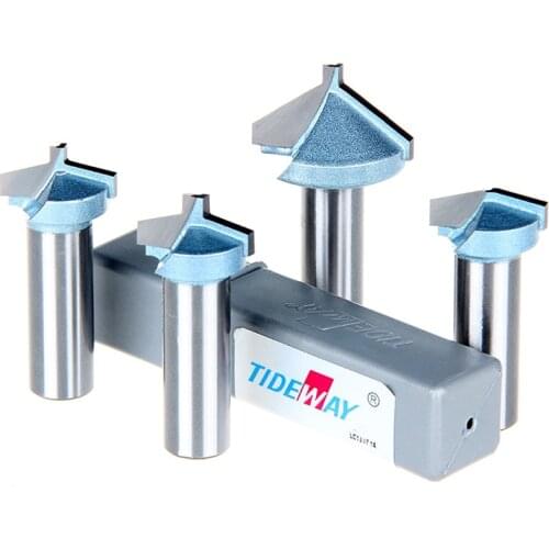 1/2*35*4mm 2 Flutes 3D Bits Router V-grooving Tools Tideway 9242