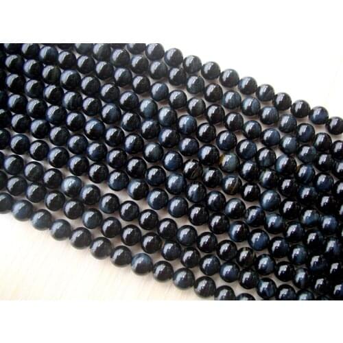 AAA Natural Blue Tiger Eye Round Loose Beads For Jewelry Making DIY Bracelet Necklace