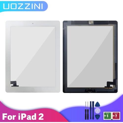 AAA+++ NEW For iPad 2 Touch Screen Glass Digitizer Replacement Parts With/No Button Assembly for A1395 A1396 A1397 100% Tested