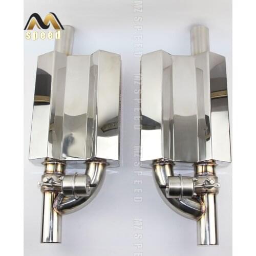 Accessories Car Exhaust pipe muffler 304 stainless steel exhaust pipe valve remote control modification muffler left and right