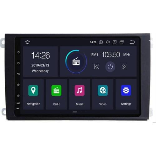 Android 10 9'' 8-core Car Radio Audio Player For Porsche Cayenne GPS No DVD Multimedia Stereo Head Unit Navigation OBD WIFI DVR