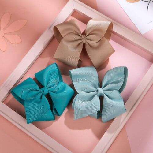 Big Bows Hair Clips Baby Girls Webbing Barrettes Children Cute Hairpin Kids Infant Princess Side Clip Toddler Hair Accessories