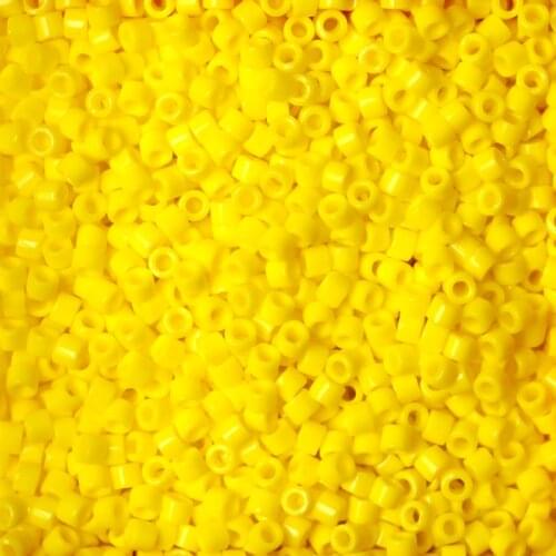 FAIRYWOO 5 Grams/Bag Delica Miyuki Bead DB721 Yellow Bead Jewelry Making Supplies Wholesale Glass Beads For Jewelry Making