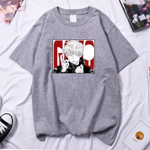Gojo Kaisen Jujutsu Kawaii Woman Short Sleeve Tops Summer 2021 T-Shirts Hip Hop Casual T Shirt Harajuku Brand Woman T Shirts