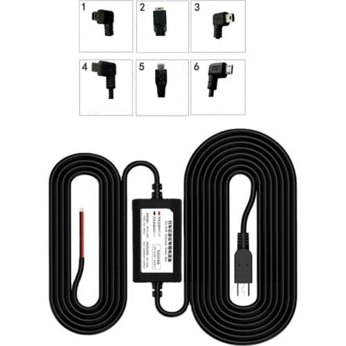 Dash Cam Hardwire Kit Micro/Mini USB Hard Wire Kit 12V-30V to 5V Car Dash Camera Charger Power Cord