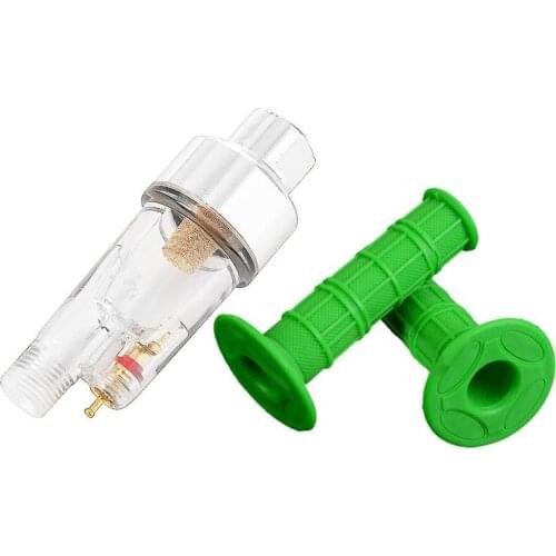 Motorcycle Handles Quad 22Mm Rubber Motocross Green & Hose Paint Fittings AIRBRUSH MINI AIR FILTER Moisture Water Trap