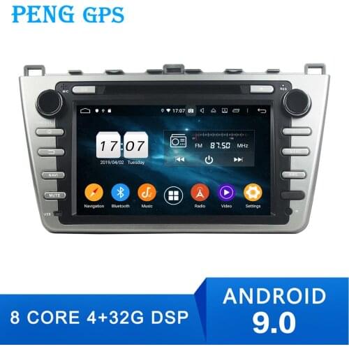 Newest Car DVD player GPS Navigation for Mazda6 Atenza 2008-2012 Car Head Unit Multimedia Player Stereo Radio Tape Recoder DSP