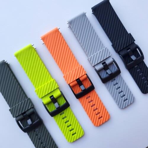 24mm Sports Strap For SUUNTO 9 BARO SUUNTO9 WristBand For Suunto 7/D5 Watch Silicone Band Watchand Bracelet Replace Accessories
