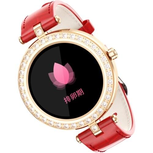 S28 Smart Watch Leather Bracelet Activity Tracker Heart Rate Monitor Sports Real-time Weather Forecast Smart Watch For Android