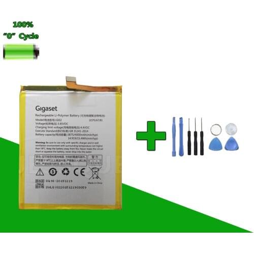 Toolsets + 4000mAh GI02 Giga Battery For Gigaset ME pro GS57-6 Mobile Phone Accumulator AKKU