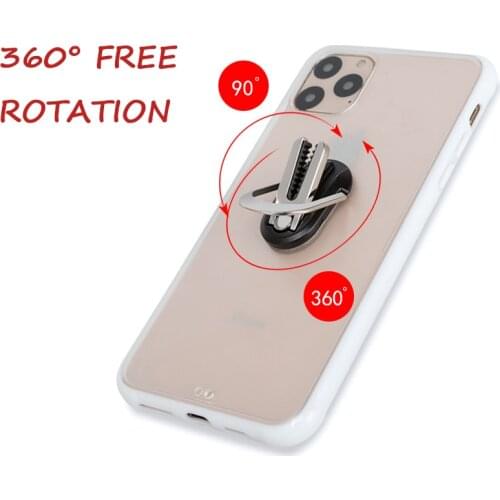 2 In 1 Universal Multipurpose Mobile Phone Bracket Holder Stand 360 Degree Finger Ring Car Phone Mount Stand Air Vent For IPhone