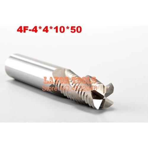 Wave Carbide Milling Cutter 4F-4.0MM,4*4*10*50MM alloy Rough milling cutter,CNC milling machine, CNC milling tools, Nc tool