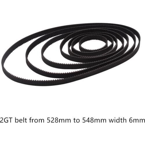 3D printer belt GT2 closed loop rubber 2GT timing 426 428 430 432 434 436 438 440 442 444 446 Length 426mm to 446mm width 6mm