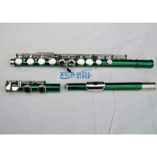 Green 16 close holes Flute C tune +E key
