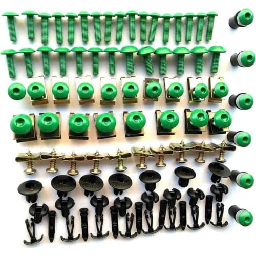 133 piece Black/Orangge/Red/Blue/gereen/Silver Stainless Steel Fairing Bolt Kit Body Washer for Kawasaki ZZR1200 2002-2005