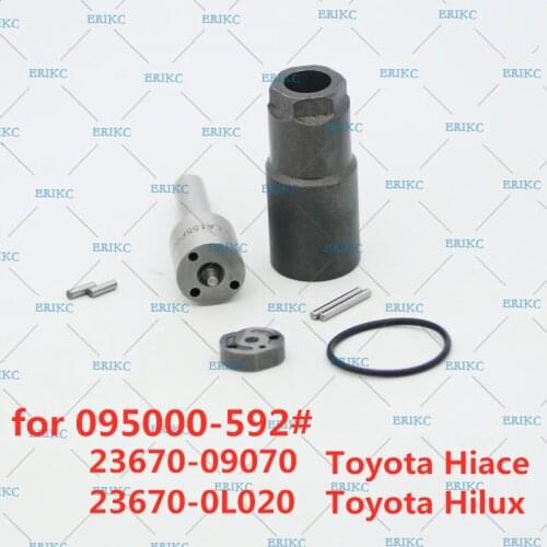 23670-09070 23670-0L020 Fuel Injector Repair Kits Nozzle DLLA150P927 Valve Plate 10# for 095000-592# Toyota Hilux