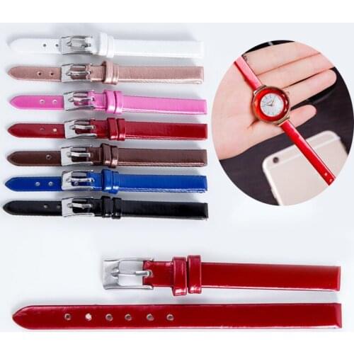 8mm Colorful Leather Watch Belt Watchbands Universal Watch Band Multicolor Strap Watch Accessories Wholesale