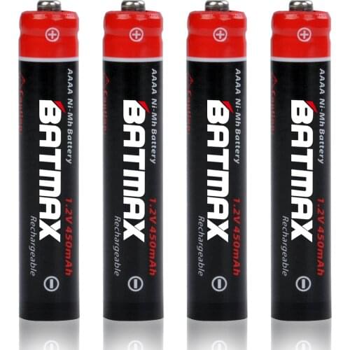 AAAA Battery Rechargeable for Bluetooth Speaker Headset Laser Pen Touch toys