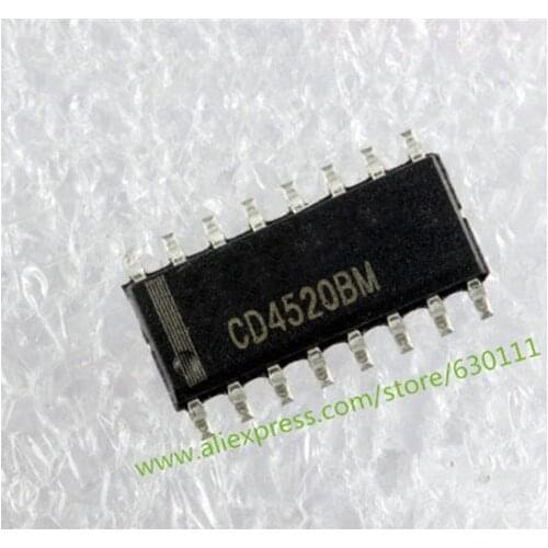 Free Shipping 100pcs/lot CD4520BM CD4520 SOP-16 IC