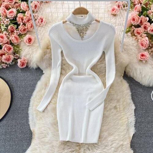 Fashionable Knitted Dresses LUKAXSIKAX China