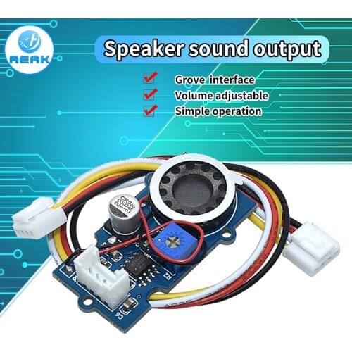 Grove Speaker Sound Output Module Small Speaker Speaker Accessories with Adjustable for Arduino