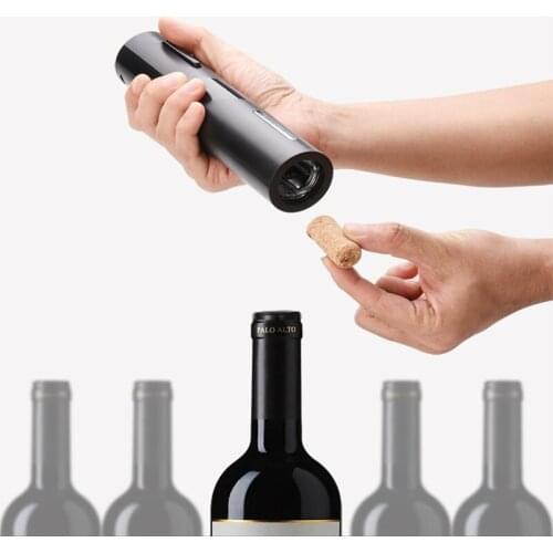 Wine Opener Electric Bottle Opener with Foil Cutter Automatic Wine Corkscrew Bar Accessories Cork Remover Tools Kitchen Gadgets
