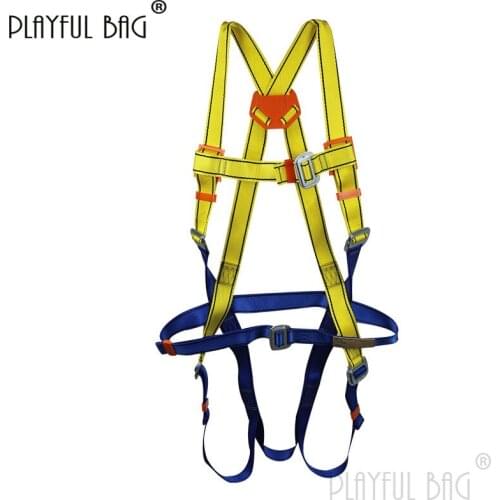 PB Playful bag Double rope safety belt Full body safety equipment Outdoor working protection Anti falling ZL119.1