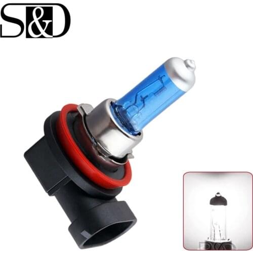 S&D H8 Car Headlight Halogen Bulb Fog light Super White 5000K H11 H3 H1 H7 H4 HB3 HB4 9005 9006 880 881 Auto Lamp 55W 100W 12V