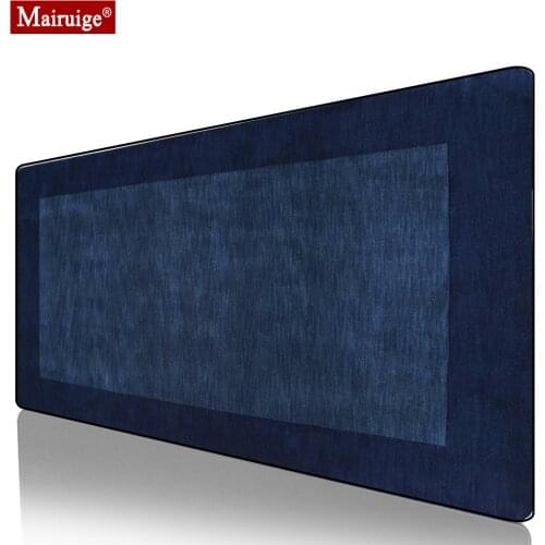 Blue Simplicity Persian Rugs Classic Navy Mouse Pad XXL Gamer Desk Mat Large Gaming MousePad 90x40/80x30cm for Laptop Table Pads