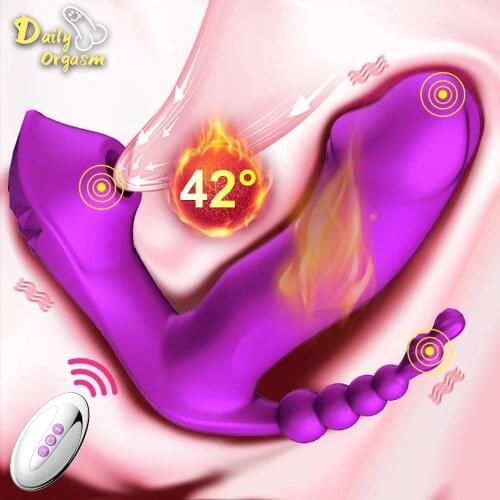 Sex Toys For Women Sucking Vibrator 7 Modes Vibrating Sucker Anal Vagina Clitoris Stimulator Wearable Oral Suction Erotic