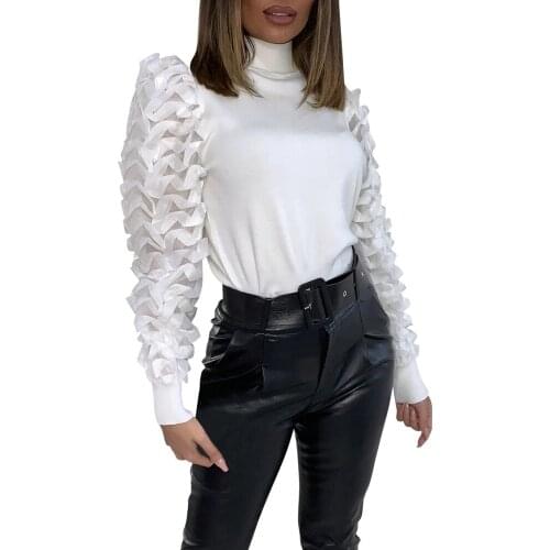 UZZDSS Collar Blouses