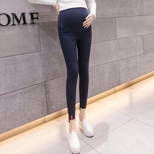 Pregnant women nine pants spring and summer pregnant women feet stomach lift pants wear casual wild maternity dress