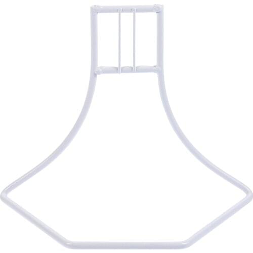 1Pc Iron Hamster Running Wheel Support Rack Small Pet Running Toy Rack (White)