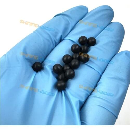10PCS Diameter 6mm 8mm 9.5mm 10mm 10.7mm NBR rubber ball nitrile rubber sealing rubber ball rubber NBR ball have small mold line