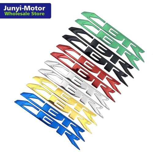 2pcs 3D Badge Emblem Decal Sticker For Honda CBR 300 600 1000 RR Racing Motorcycle Fuel Gas Tank Fairing Stickers Logo Label