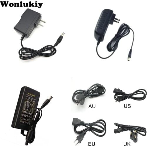 AC100V - 240V To DC12V Power Supply Adapter Transformer 1A 2A 3A 5A 6A 8A Charger Converter For 5050 LED Strip Light