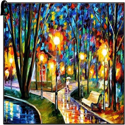 Diamond Painting Abstract park landscape couple Full Drill Mosaic Diamond Painting Cross Stitch Embroidery Home Decorative Craft