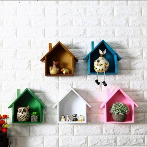 American country wall hanging small house wall Cafe dining room wooden wall decoration