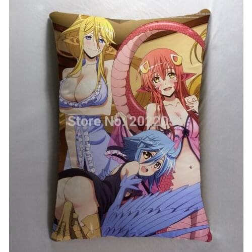 Anime Manga Monster Musume no Iru Nichijou 40*60cm Pillow Case Cover Seat Bedding Cushion 002