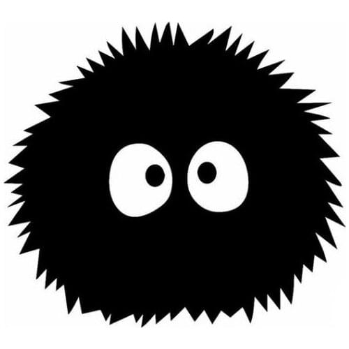 Car Stickers Car Decal Black Sticker Peeking Monster Funny Creative 3D Big EyesAuto Products Car Accessories15*15cm