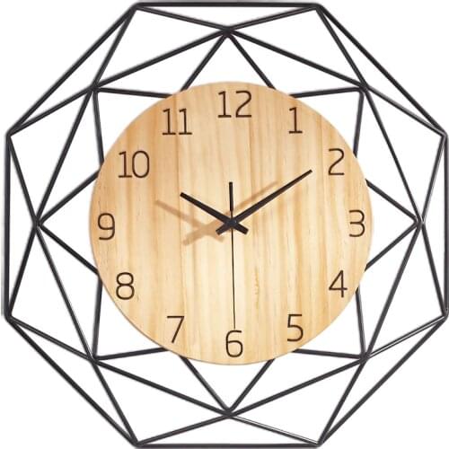 Large Decorative Wall Clock Creative Luxury Living Room Nordic Silent Clocks Wall Vintage Gold Duvar Saati Home Decor ZB5WC