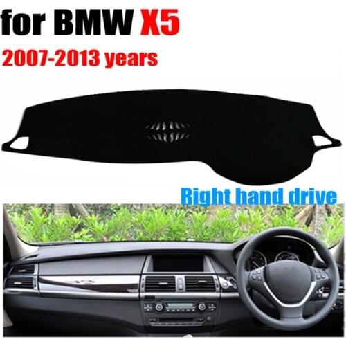 Car dashboard covers for BMW X5 Low configuration 2007-2013 Right hand drive dashmat pad dash cover auto dashboard accessories