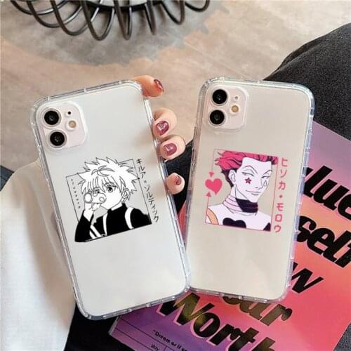 Hisoka hunter x hunter Phone Case Transparent for iPhone 11 12 mini pro XS MAX 8 7 6 6S Plus X 5S SE 2020 XR