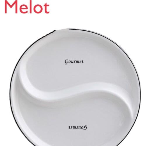 Hotpot Cutlery Fan Plate Simple Nordic Plate Set Dish Plate Combination Cutlery Gifts From Elders Durable High Grade