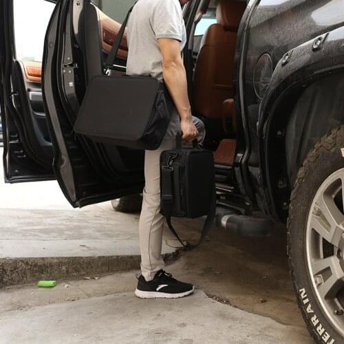 For Universal Car Truck SUV Black Under Seat Storage Bag Portable Storage Box Car Accessories